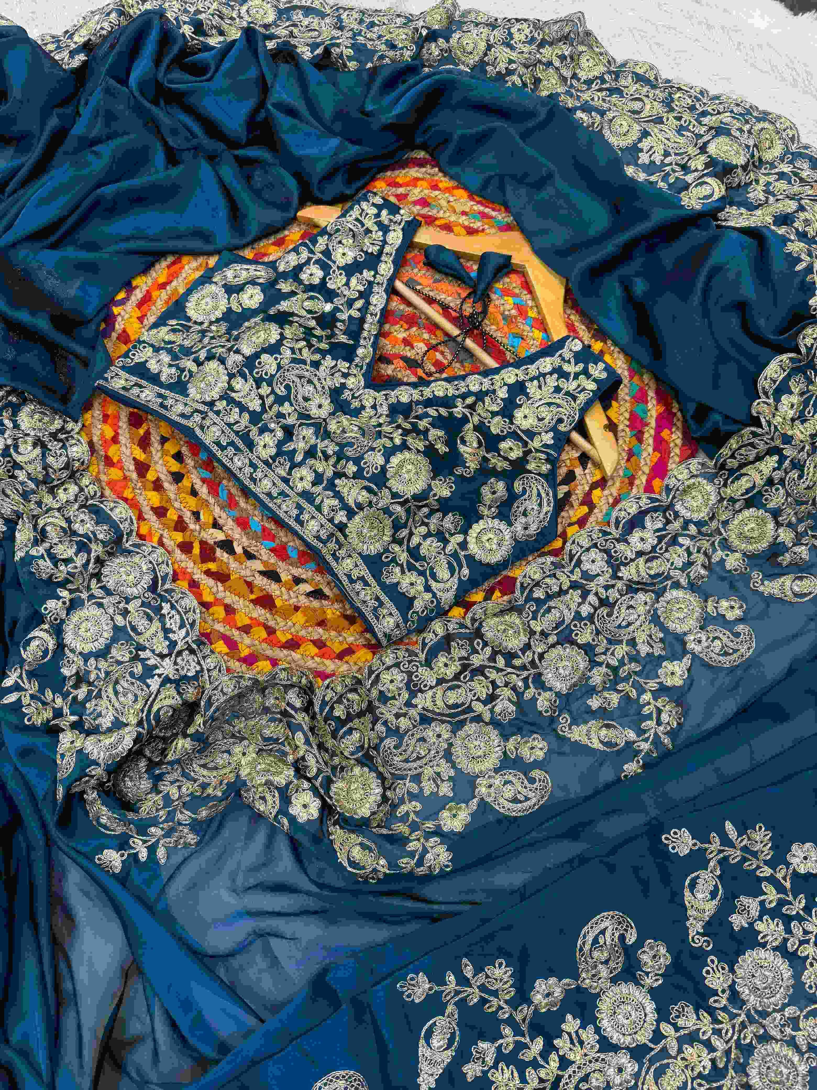 Ynf Rangoli Silk RIN164 RRS05 Sarees Wedding Collections Bollywood Collections Wholesale Designer Sarees Embroidered Sarees KUSHA KAPILA Manufacturer- Kapda Export