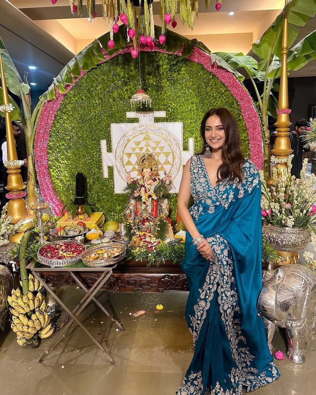 Ynf Rangoli Silk RIN164 RRS05 Sarees Wedding Collections Bollywood Collections Wholesale Designer Sarees Embroidered Sarees KUSHA KAPILA Manufacturer- Kapda Export