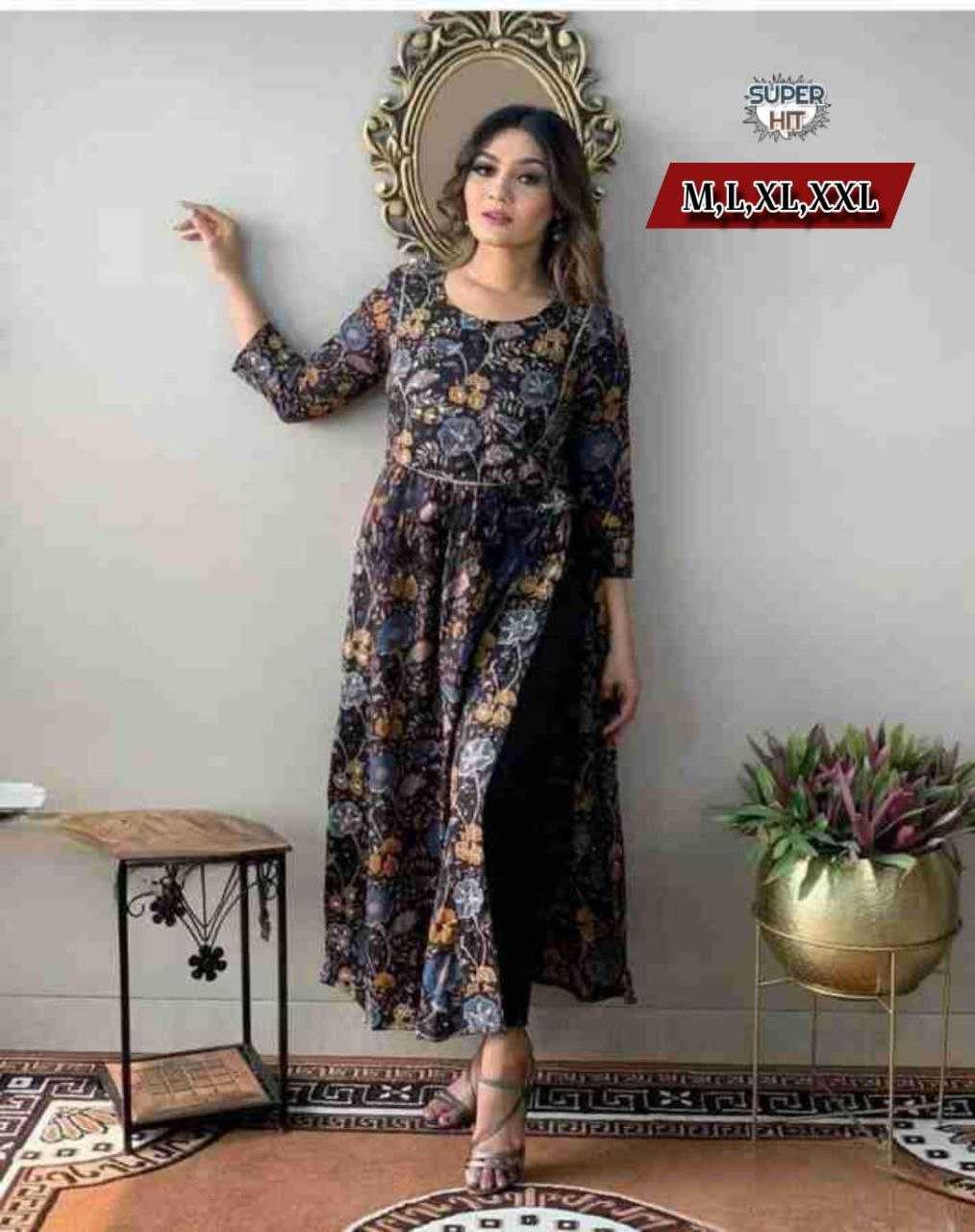 Ynf Rayon KESH354 GRM55 Kurti Wholesale Rayon Kurtis Chikan Kurti Kurti With Pants Manufacturer- Kapda Export