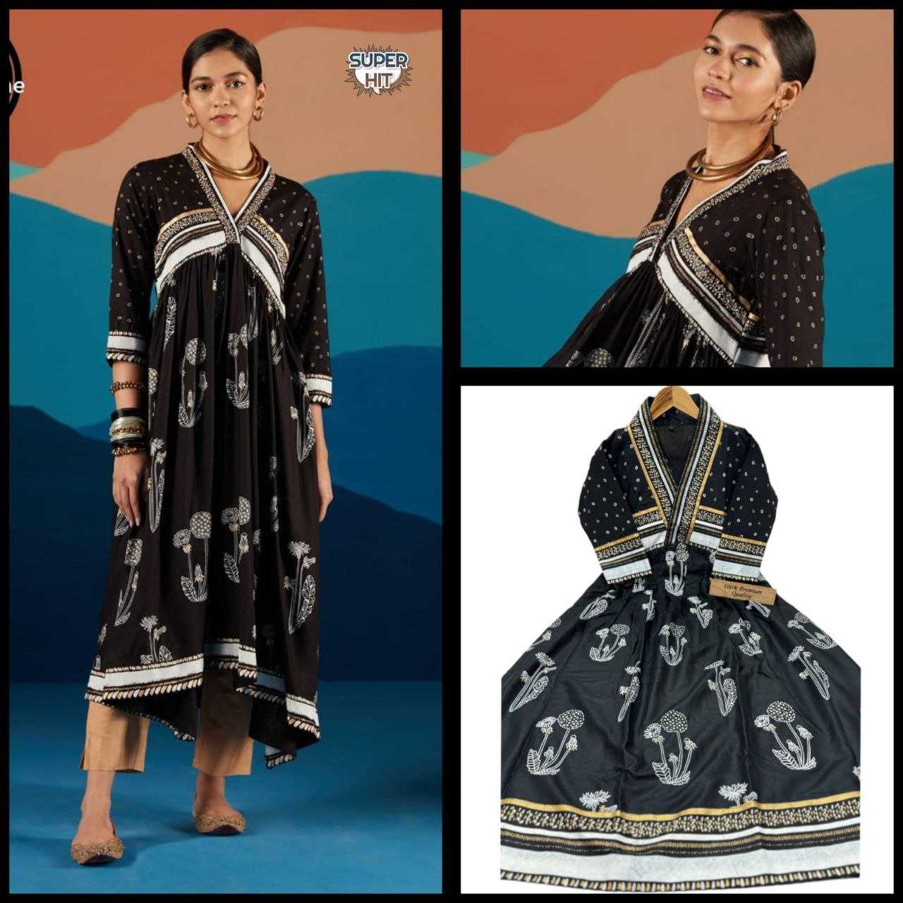 Ynf Reyon Cotton KESH354 GRM08 Suits & Dresses Wholesale Ladies Suits Alia Cut Suits Printed Suits Manufacturer- Kapda Export