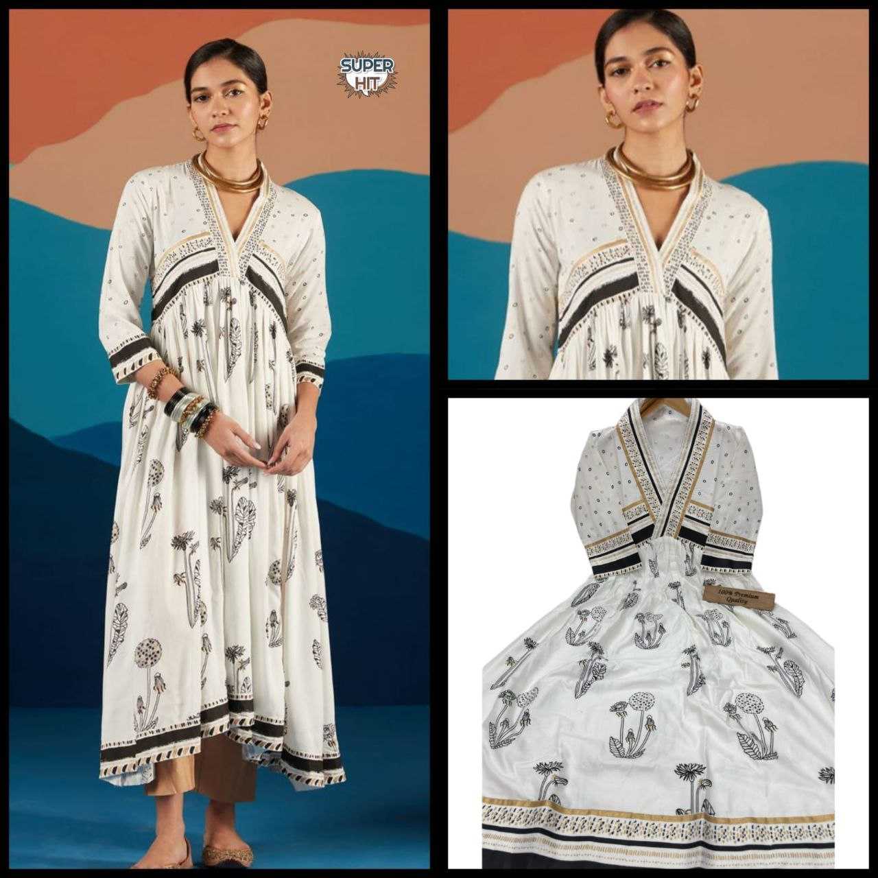 Ynf Reyon Cotton KESH354 GRM08 Suits & Dresses Wholesale Ladies Suits Alia Cut Suits Printed Suits Manufacturer- Kapda Export