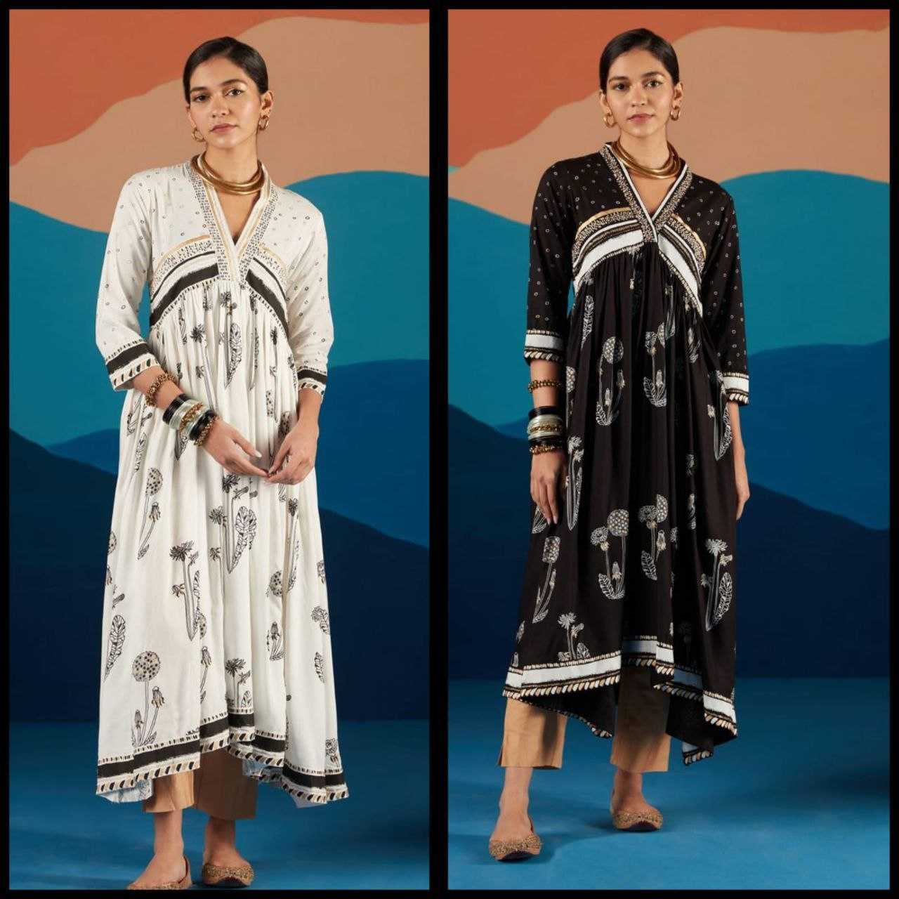 Ynf Reyon Cotton KESH354 GRM08 Suits & Dresses Wholesale Ladies Suits Alia Cut Suits Printed Suits Manufacturer- Kapda Export