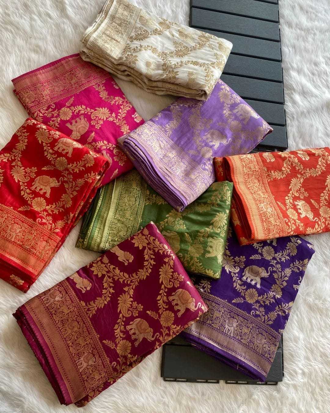 Ynf Russian Silk RIN101 ANT70 Silk Sarees Wedding Collections Karwa Chauth Sarees Wholesale Brocade Sarees Cotton Silk Sarees Zari Border Silk Sarees Manufacturer- Kapda Export
