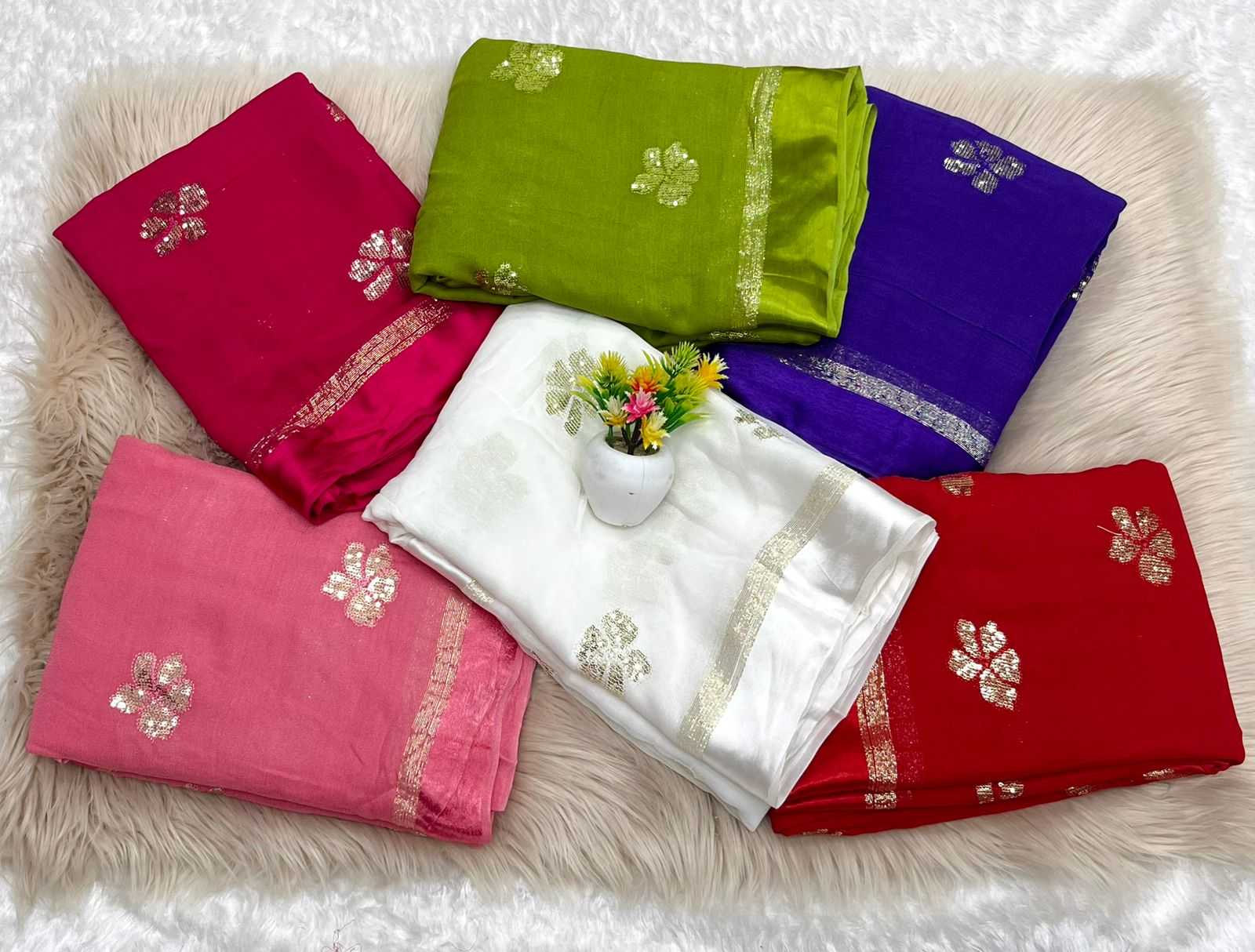Ynf Satin RIN104 APE80 Sarees Onam Sarees Festive Collections Wholesale Georgette Sarees Viscose Saree Satin Sarees Manufacturer- Kapda Export