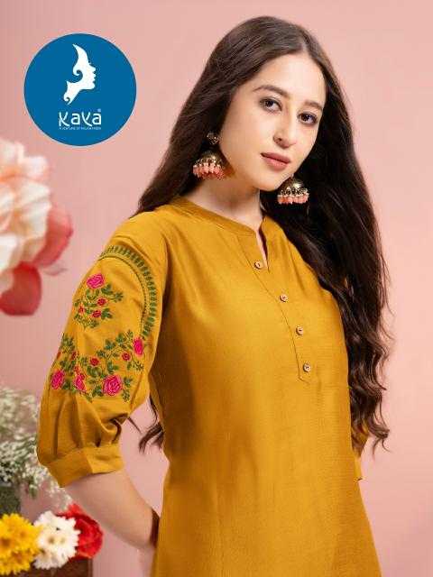 Ynf Silk KESH443 KAYA KURTI Kurti Wholesale Designer Kurtis Silk Kurtis Buttoned Kurtis Manufacturer- Kapda Export