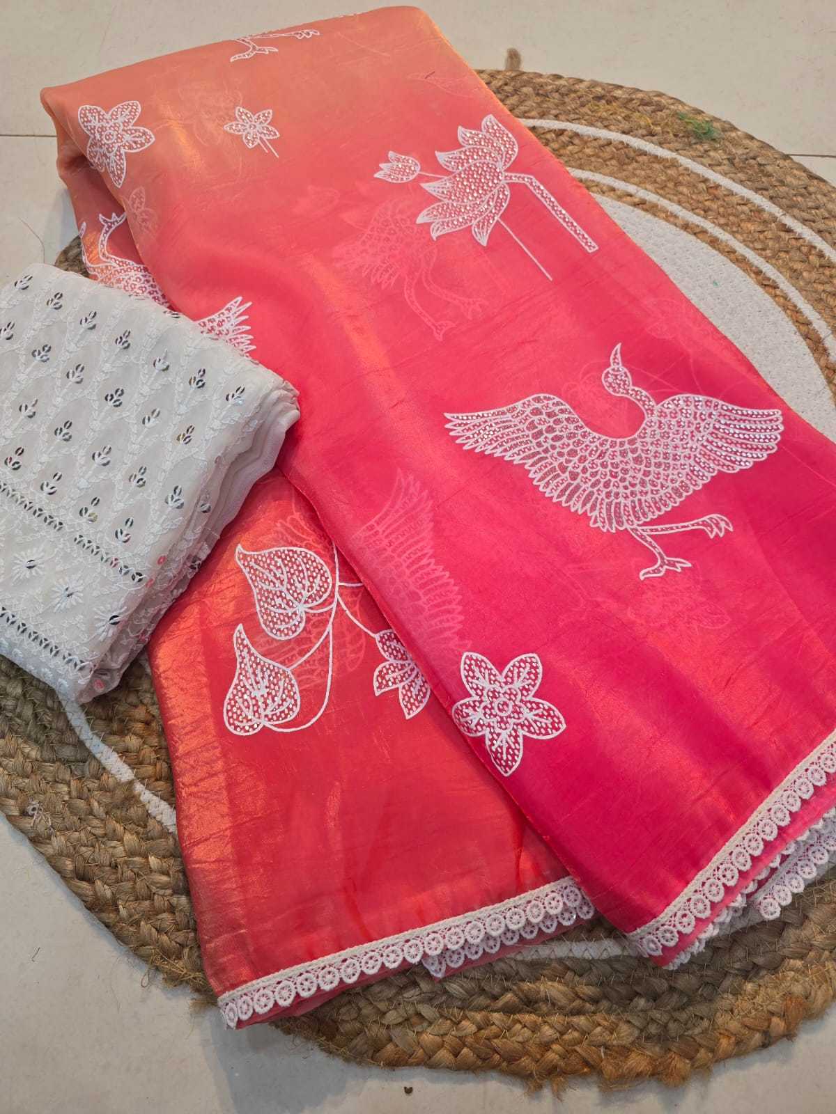 Ynf Soft Gold Crush KESH195 KRF31 Sarees Rakhi Collections Onam Sarees Wholesale Designer Sarees Work Sarees Chikan Sarees Manufacturer- Kapda Export