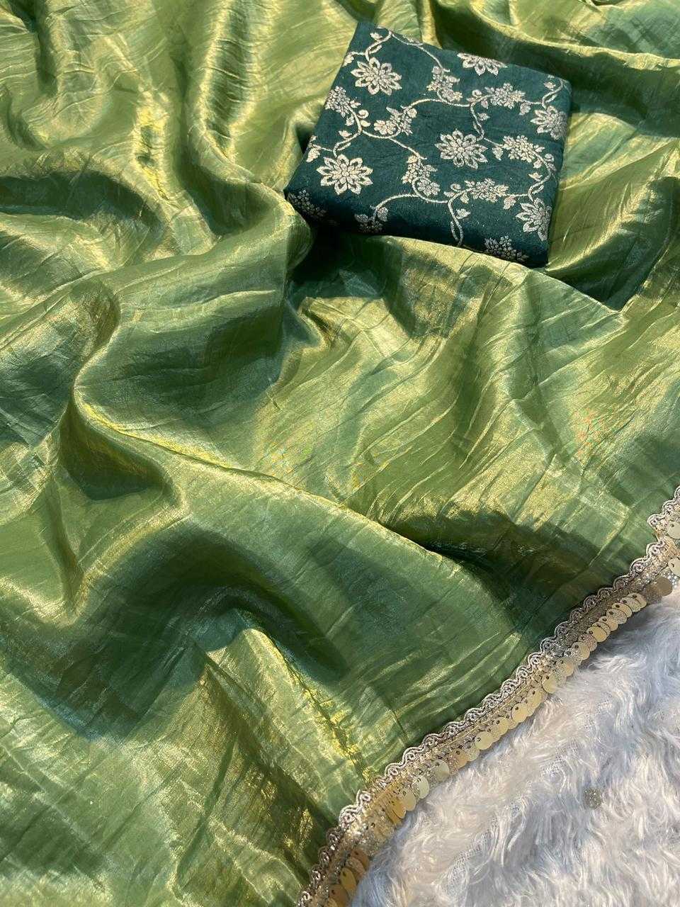 Ynf Tissue Silk KESH195 OLA Silk Sarees Teej Sarees Festive Collections Wholesale Banarasi Silk Sarees Designer Silk Sarees Fancy Silk Sarees Manufacturer- Kapda Export