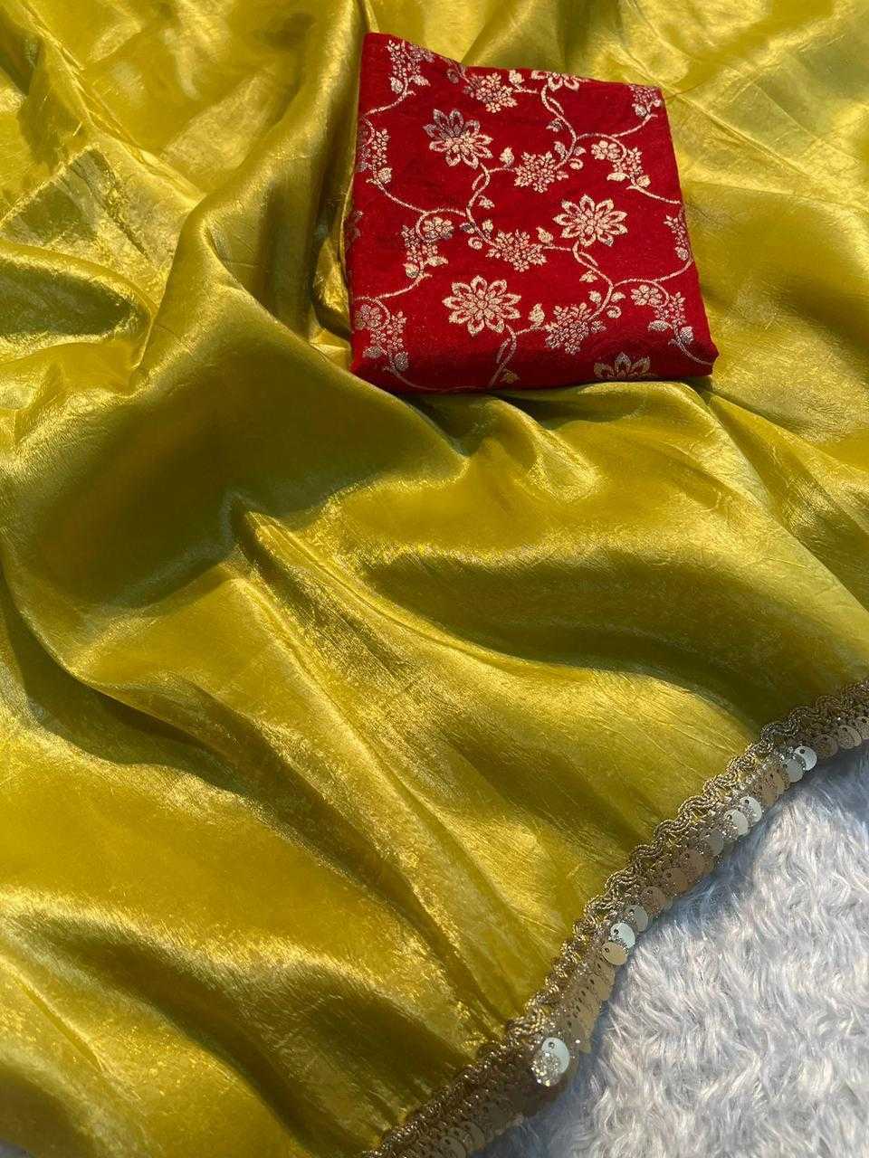 Ynf Tissue Silk KESH195 OLA Silk Sarees Teej Sarees Festive Collections Wholesale Banarasi Silk Sarees Designer Silk Sarees Fancy Silk Sarees Manufacturer- Kapda Export