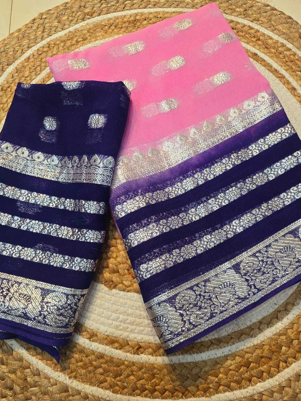 Ynf Viscose KESH195 KRF28 Sarees Wedding Collections Onam Sarees Wholesale Party Wear Sarees Georgette Sarees Viscose Saree Manufacturer- Kapda Export