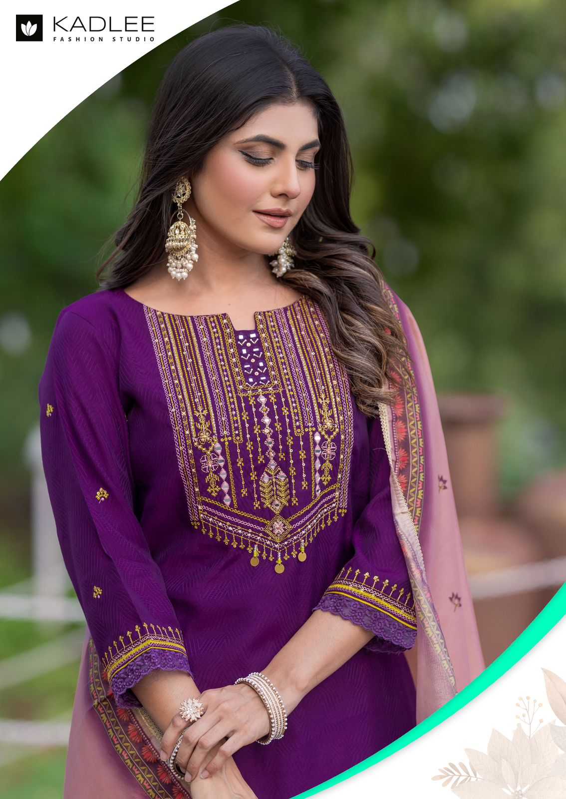 Ynf Viscose KESH43 Nirvana Suits & Dresses Wholesale Embroidery Suits Designer Suits Handloom Suits Manufacturer- Kapda Export