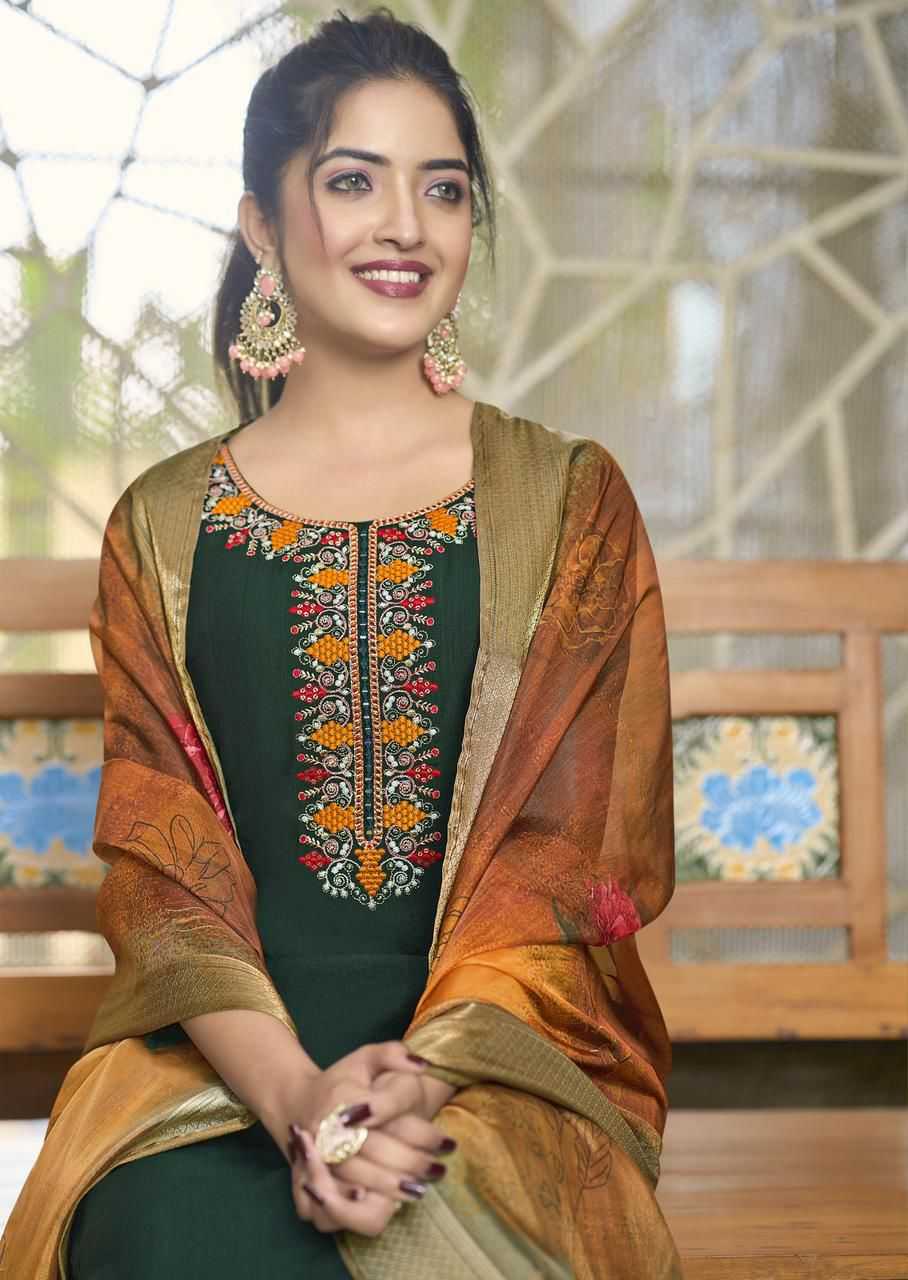 Ynf Viscose KESH443 NAZAKAT Setwise Collections Wholesale Dresses & Suits Catalogs Manufacturer- Kapda Export