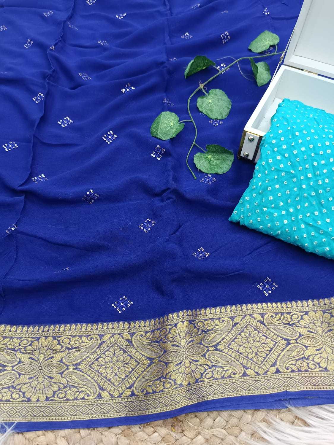 Ynf Viscose RIN178 SNT07 Sarees Wedding Collections Festive Collections Wholesale Georgette Sarees Zari Border Sarees Viscose Saree Manufacturer- Kapda Export
