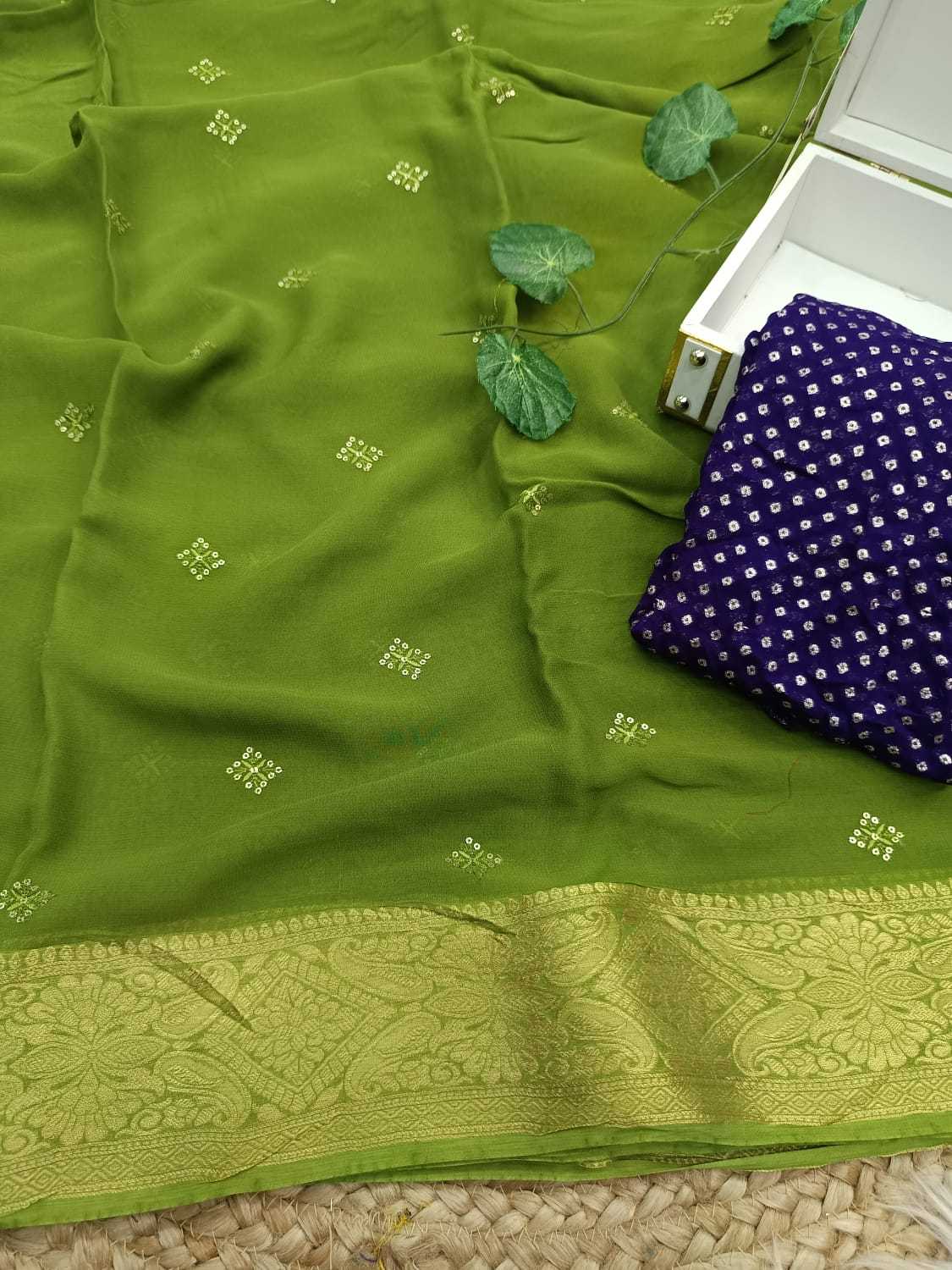 Ynf Viscose RIN178 SNT07 Sarees Wedding Collections Festive Collections Wholesale Georgette Sarees Zari Border Sarees Viscose Saree Manufacturer- Kapda Export