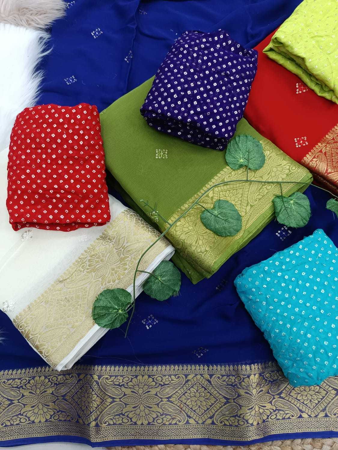 Ynf Viscose RIN178 SNT07 Sarees Wedding Collections Festive Collections Wholesale Georgette Sarees Zari Border Sarees Viscose Saree Manufacturer- Kapda Export