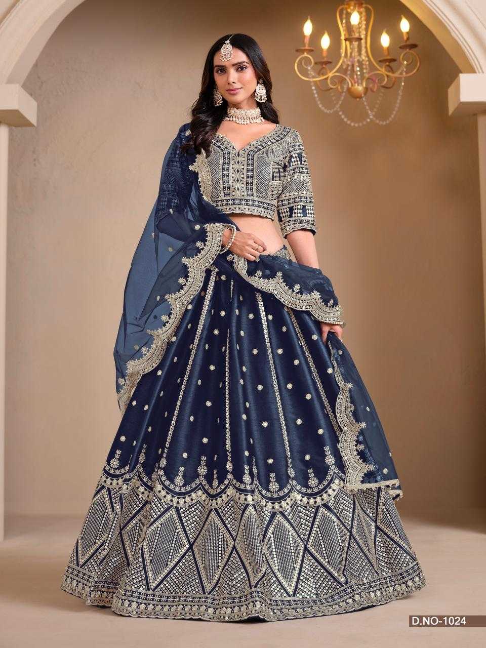 Ynf Art Silk KESH416 MEHVISH-NUREH Lehengas Wedding Collections Festive Collections Wholesale Silk Lehenga Wedding Lehenga After-Party Outfits Manufacturer- Kapda Export