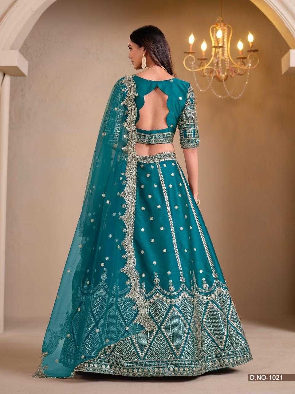 Ynf Art Silk KESH416 MEHVISH-NUREH Lehengas Wedding Collections Festive Collections Wholesale Silk Lehenga Wedding Lehenga After-Party Outfits Manufacturer- Kapda Export