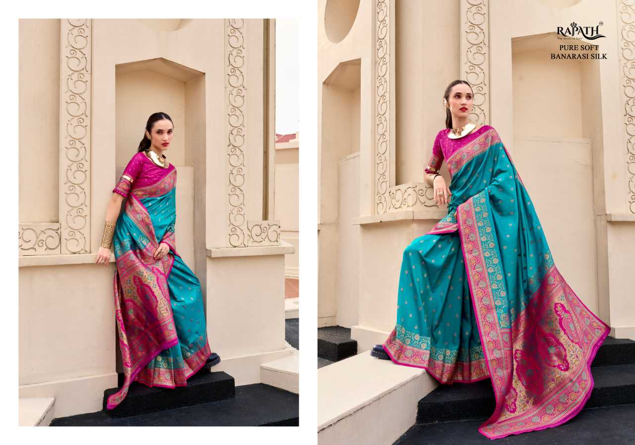 Ynf Banarasi Soft Silk RIN197 2674 Silk Sarees Wholesale Banarasi Silk Sarees Heavy Silk Sarees Pure Zari Silk Sarees Manufacturer- Kapda Export