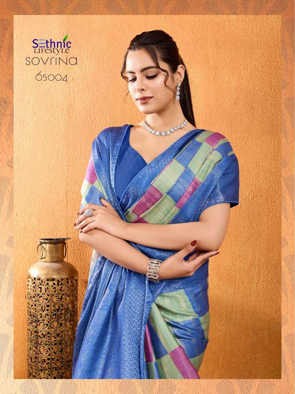 Ynf Brocade KESH416 Sethnic-Sovrina Silk Sarees Wedding Collections Festive Collections Wholesale Brocade Sarees Party Wear Silk Sarees Designer Silk Sarees Manufacturer- Kapda Export