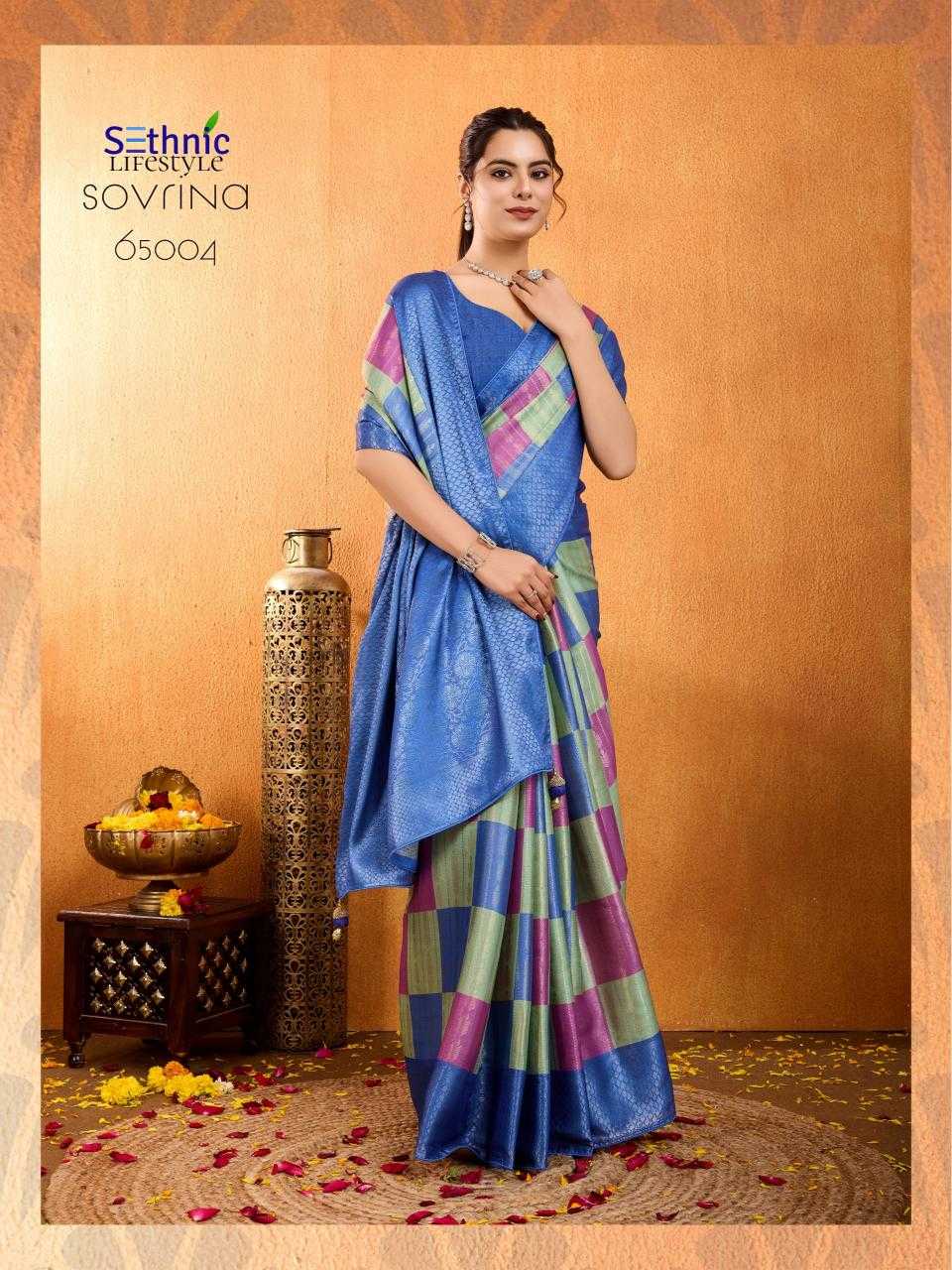Ynf Brocade KESH416 Sethnic-Sovrina Silk Sarees Wedding Collections Festive Collections Wholesale Brocade Sarees Party Wear Silk Sarees Designer Silk Sarees Manufacturer- Kapda Export