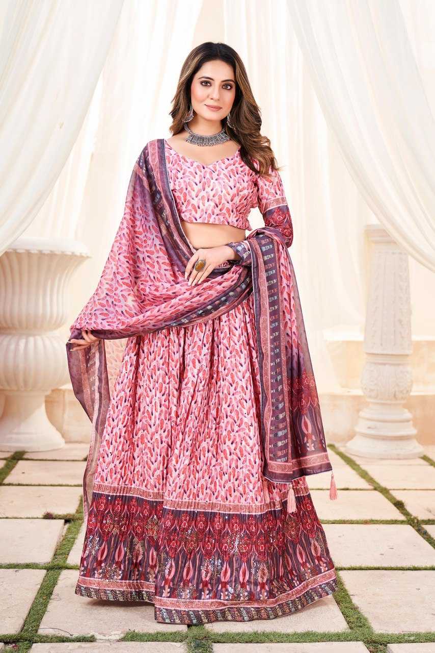 Ynf Chinon RIN119 GRTN7093 Lehengas Wedding Collections Wholesale Chiffon Lehenga Sangeet Outfits Manufacturer- Kapda Export