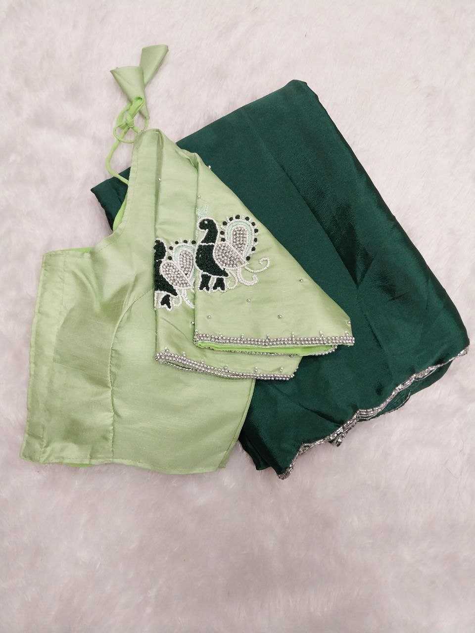 Ynf Chinon RIN171 - 430 Sarees Festive Collections Wholesale Hand-Painted Sarees Holi Collections Manufacturer- Kapda Export