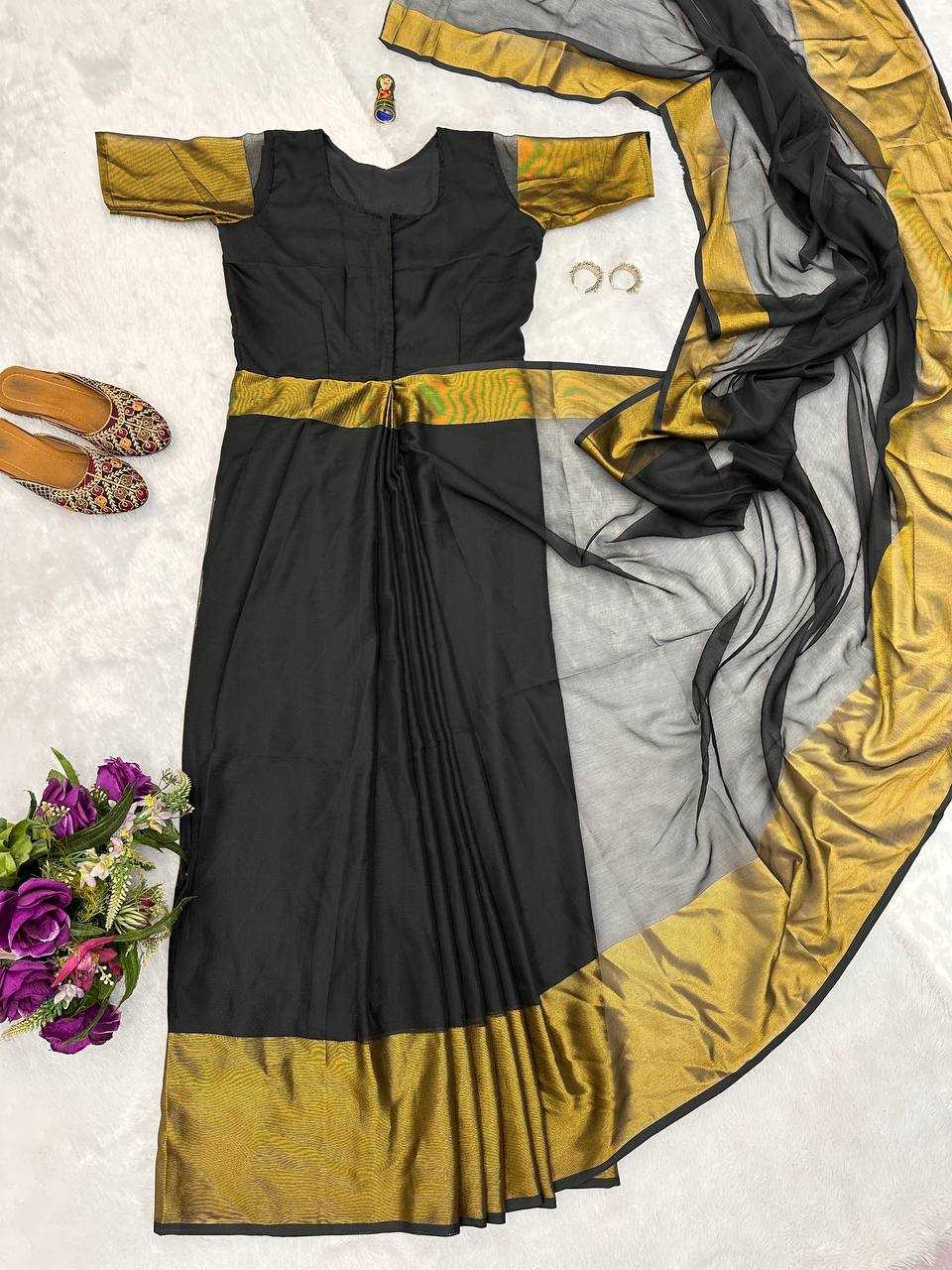 Ynf Chinon RIN215 1080 Sarees Wholesale Party Wear Sarees Embroidered Sarees Saree Gown Manufacturer- Kapda Export