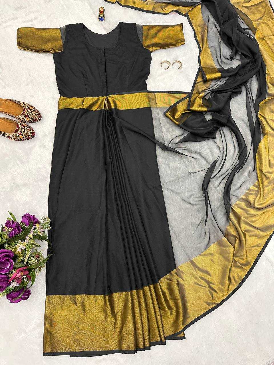 Ynf Chinon RIN215 1080 Sarees Wholesale Party Wear Sarees Embroidered Sarees Saree Gown Manufacturer- Kapda Export