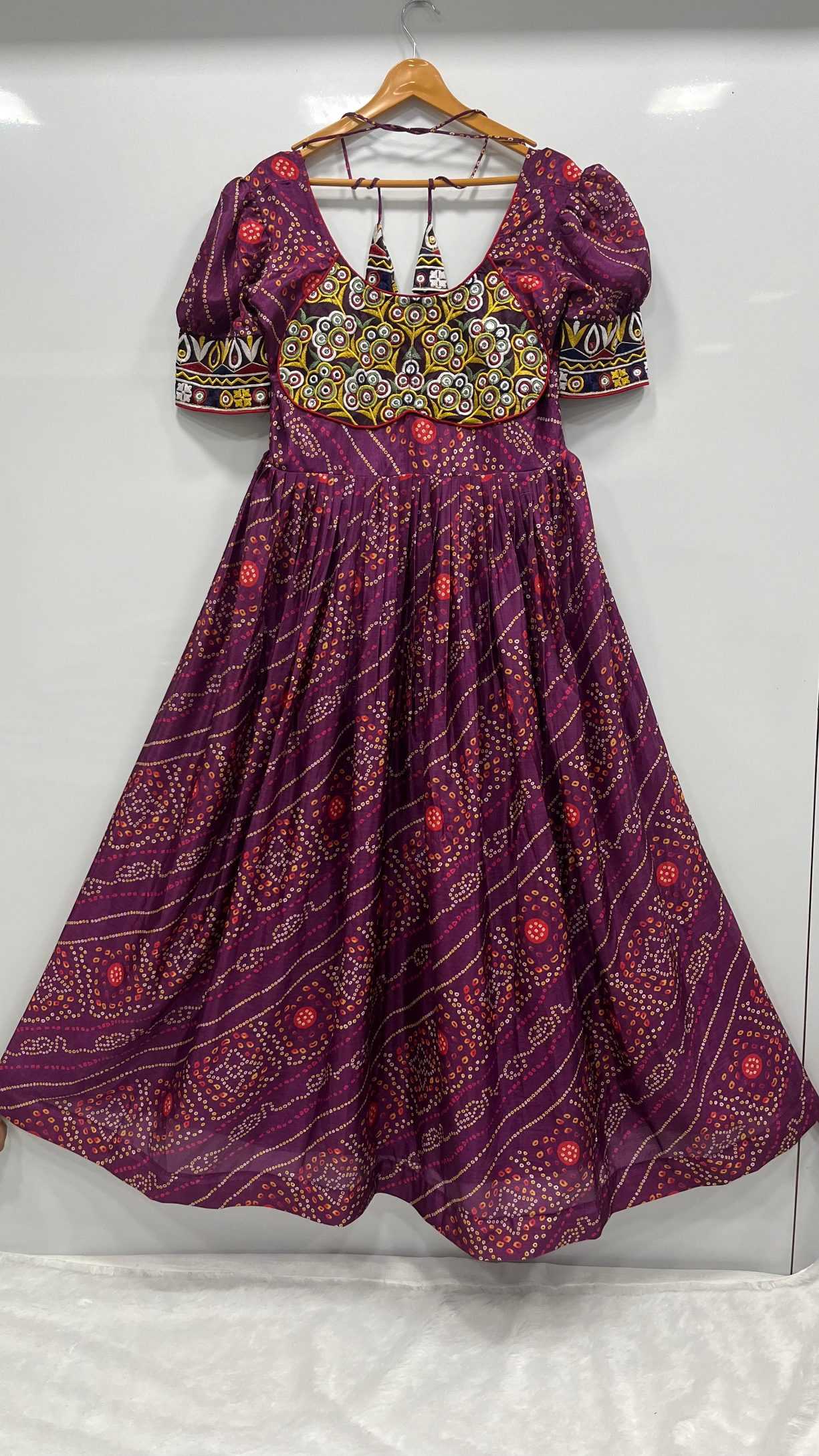 Ynf Chinon Silk RIN212-7008 Gowns Diwali Collections Festive Collections Wholesale Embroidery Gowns Work Gowns Silk Gowns Manufacturer- Kapda Export