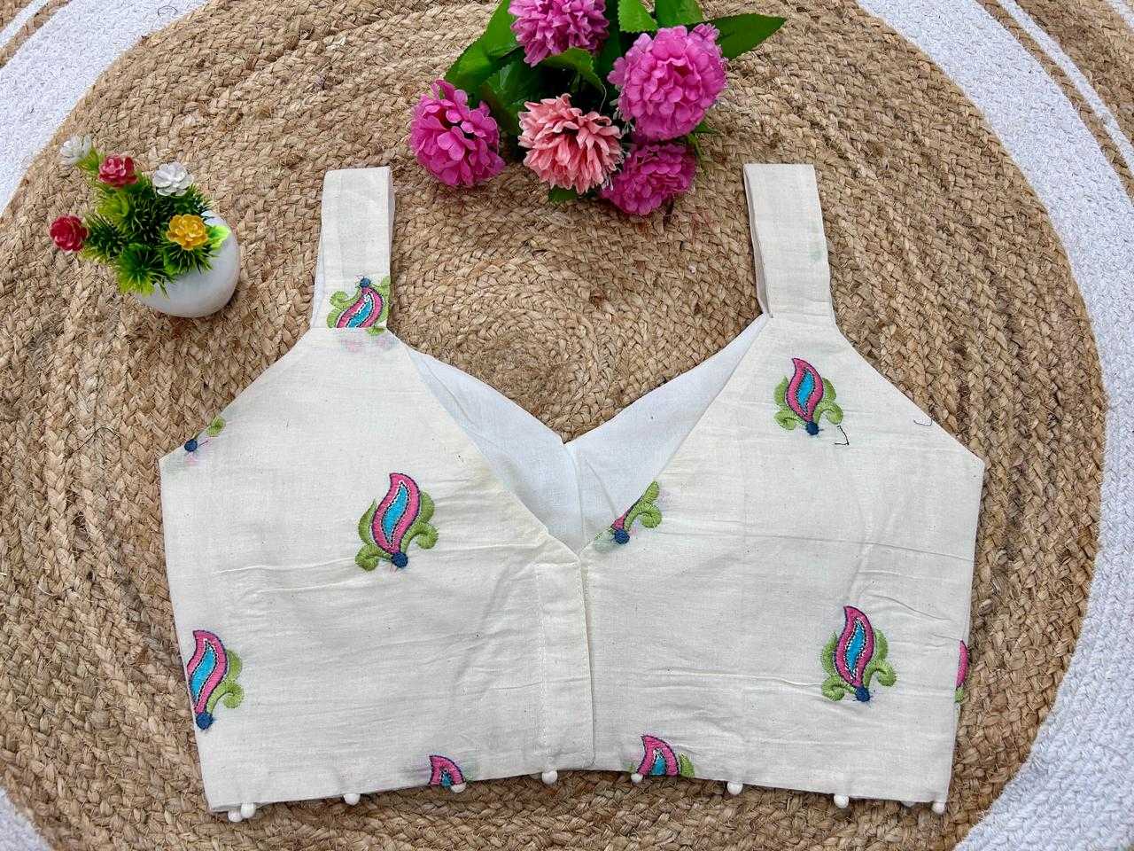 Ynf Cotton KESH356 GDC-19 Readymade Blouses Wholesale Embroidered Blouses Party Wear Blouse Printed Cotton Blouses Manufacturer- Kapda Export