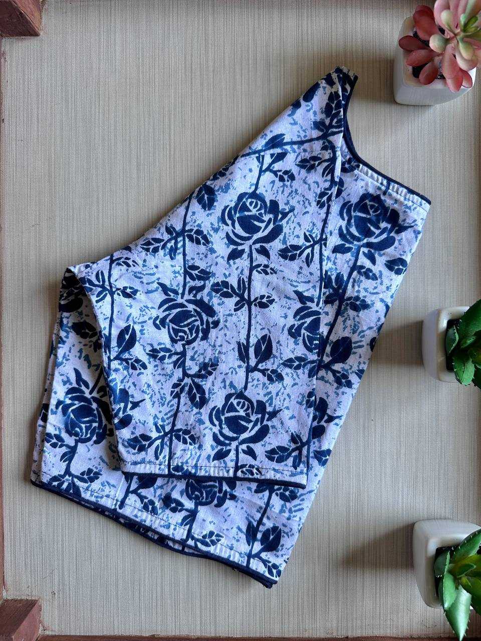 Ynf Cotton KESH437 SBB-03 Readymade Blouses Wholesale Designer Blouse Printed Cotton Blouses Manufacturer- Kapda Export