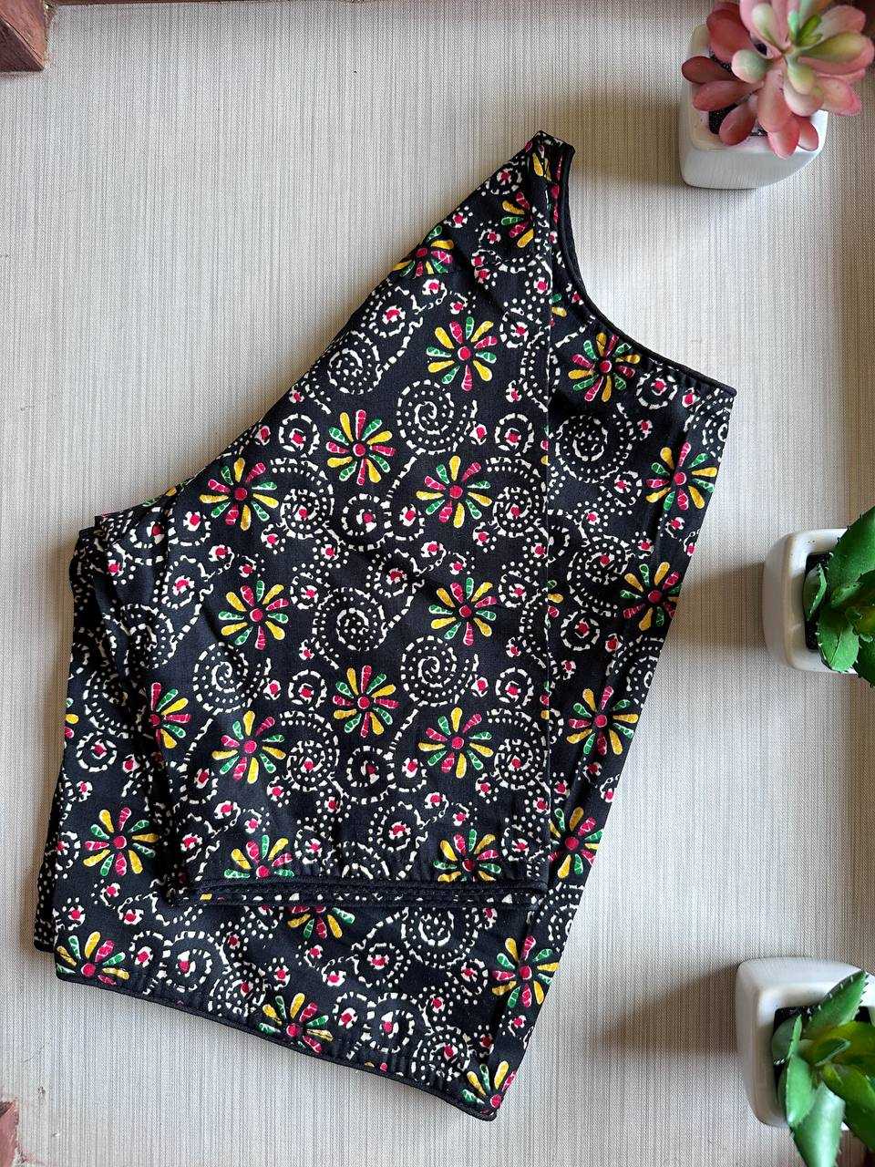 Ynf Cotton KESH437 SBB-06 Readymade Blouses Wholesale Designer Blouse Printed Cotton Blouses Manufacturer- Kapda Export