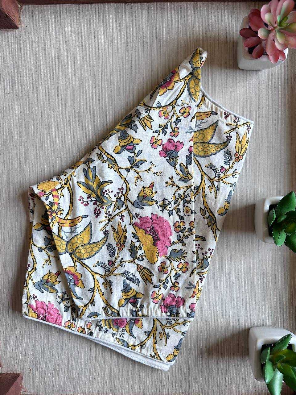 Ynf Cotton KESH437 SBB-06 Readymade Blouses Wholesale Designer Blouse Printed Cotton Blouses Manufacturer- Kapda Export