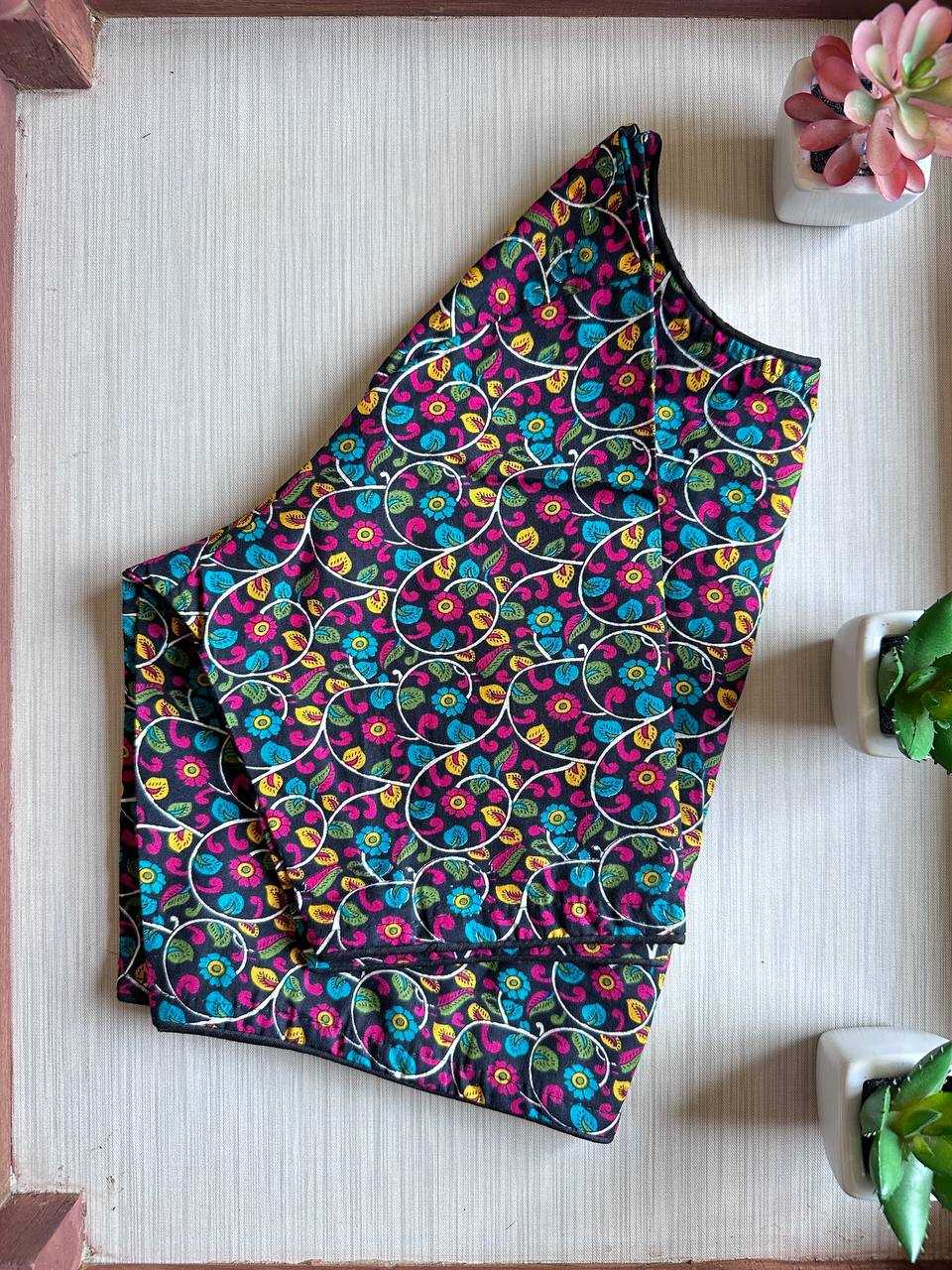 Ynf Cotton KESH437 SBB-06 Readymade Blouses Wholesale Designer Blouse Printed Cotton Blouses Manufacturer- Kapda Export