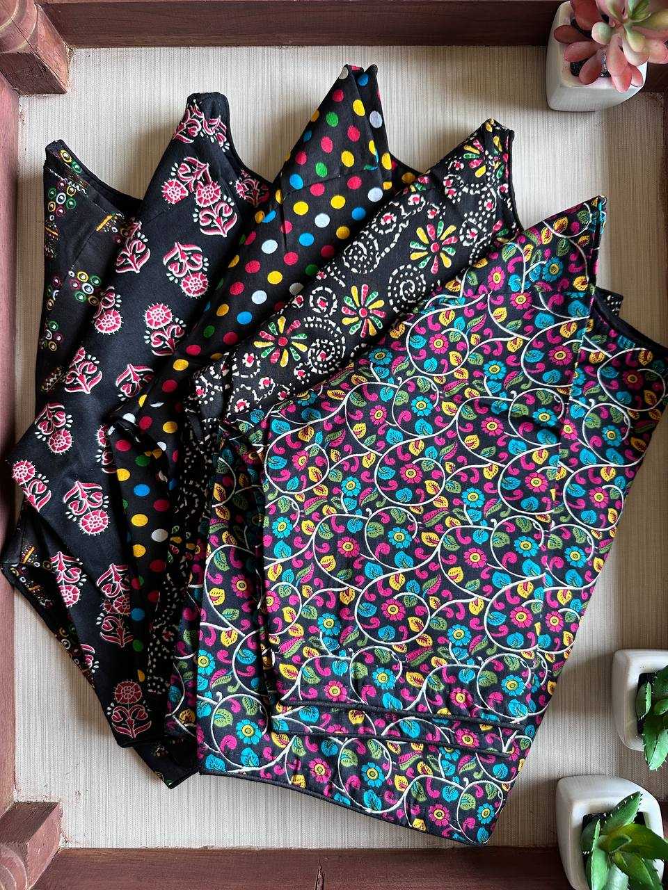 Ynf Cotton KESH437 SBB-06 Readymade Blouses Wholesale Designer Blouse Printed Cotton Blouses Manufacturer- Kapda Export