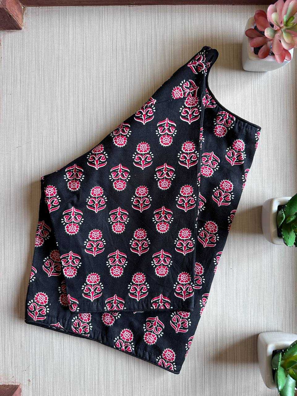 Ynf Cotton KESH437 SBB-06 Readymade Blouses Wholesale Designer Blouse Printed Cotton Blouses Manufacturer- Kapda Export