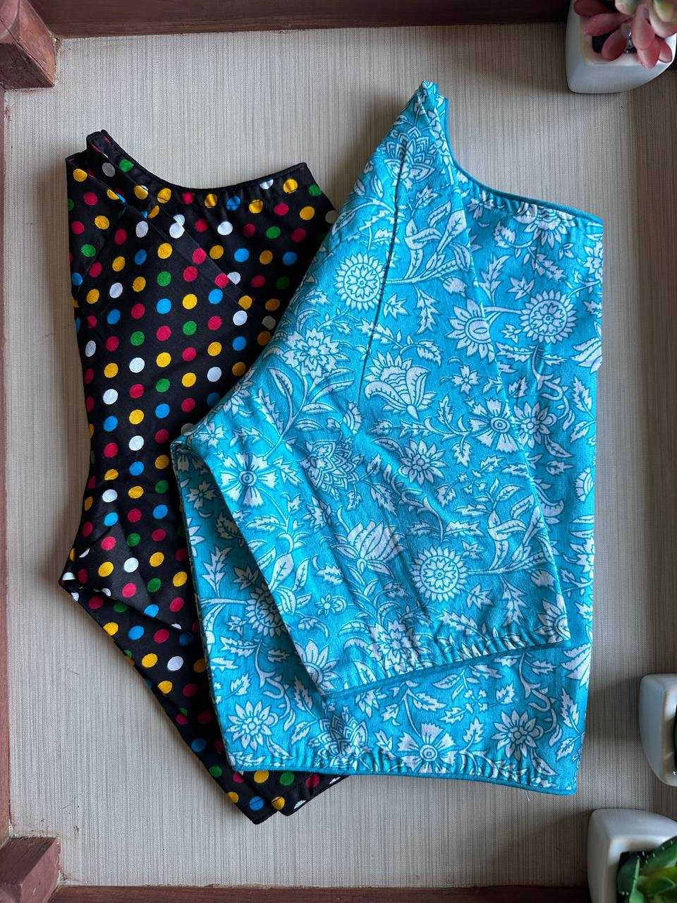 Ynf Cotton KESH437 SBB-06 Readymade Blouses Wholesale Designer Blouse Printed Cotton Blouses Manufacturer- Kapda Export