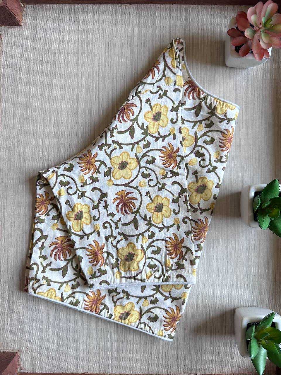 Ynf Cotton KESH437 SBB-06 Readymade Blouses Wholesale Designer Blouse Printed Cotton Blouses Manufacturer- Kapda Export