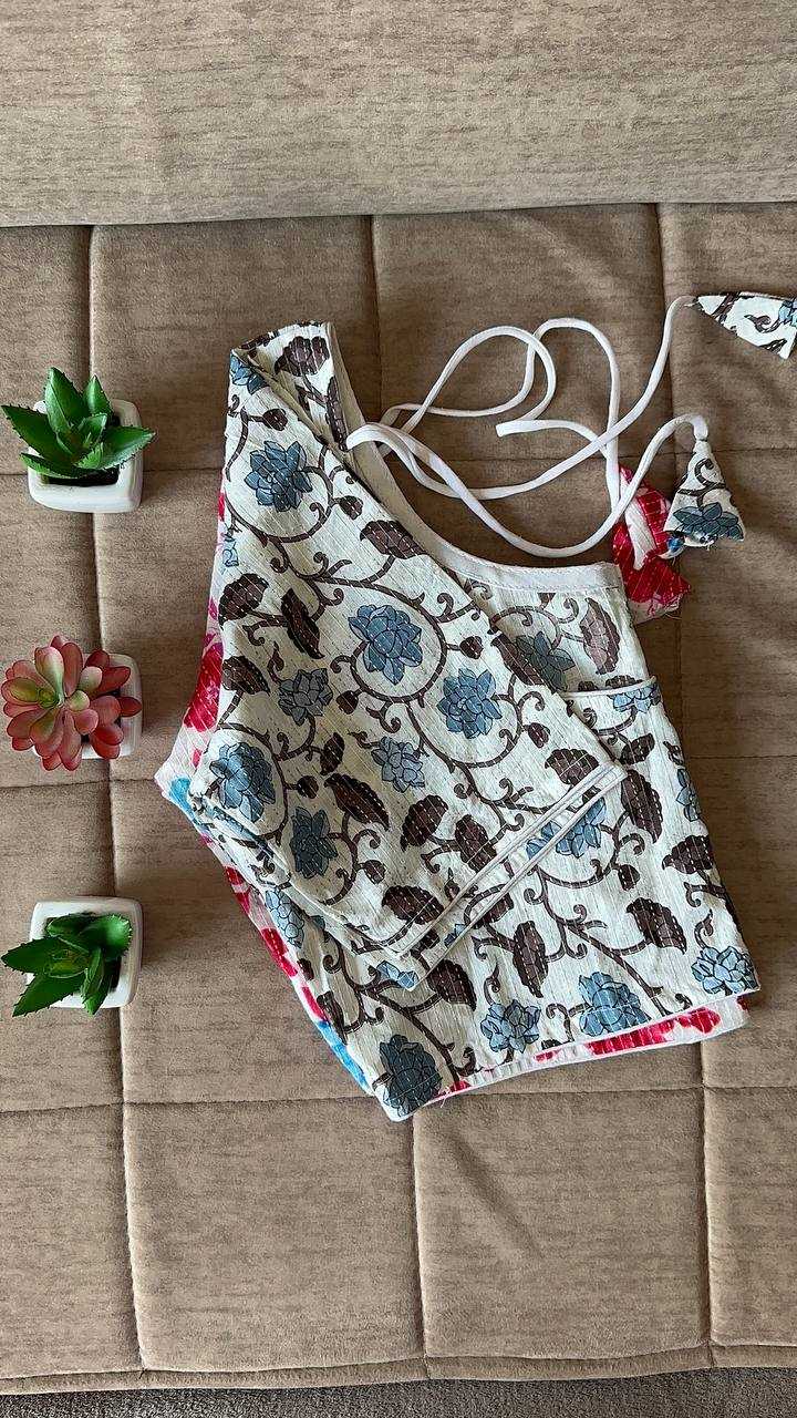 Ynf Cotton KESH437 SBB-13 Readymade Blouses Wholesale Designer Blouse Printed Cotton Blouses Manufacturer- Kapda Export