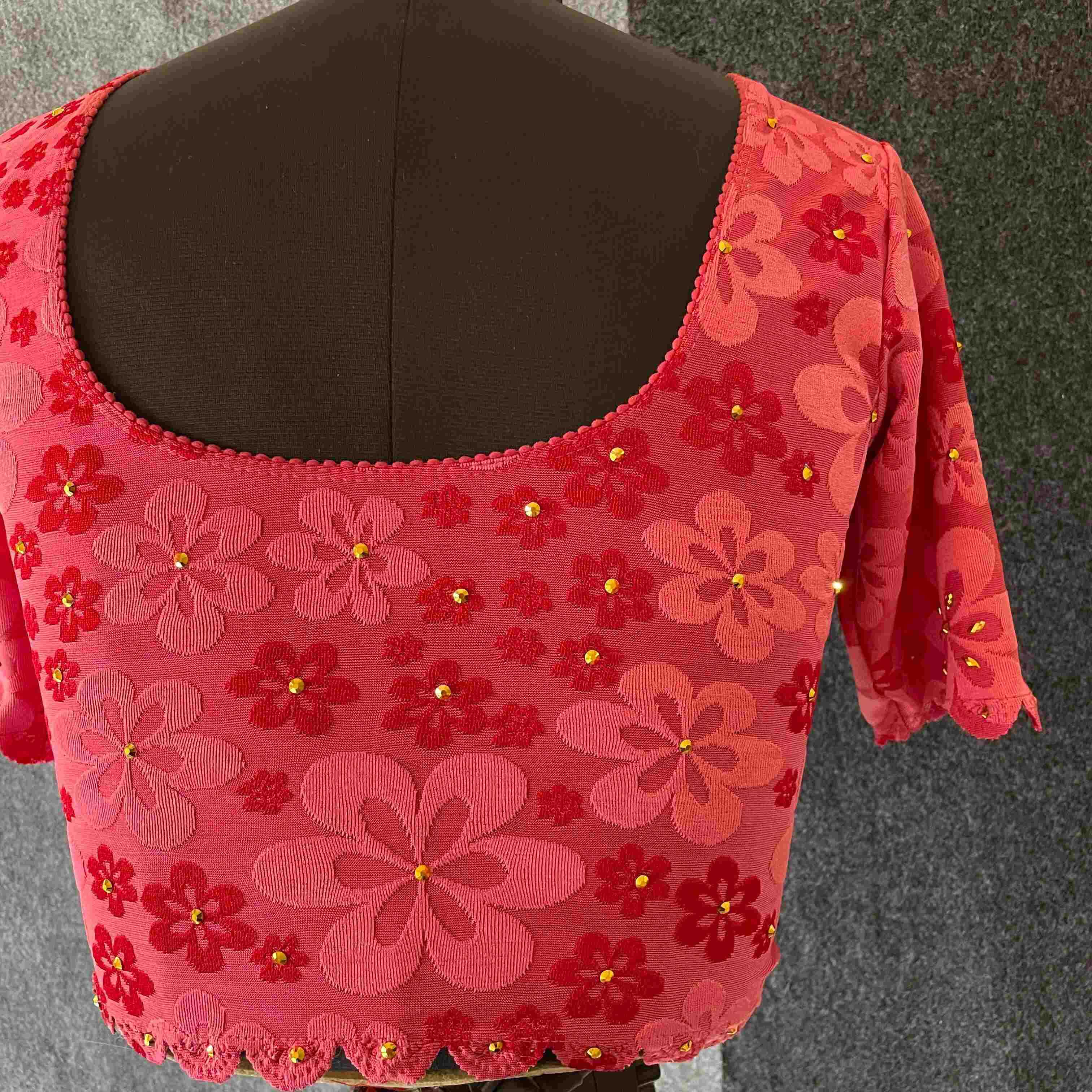 Ynf Cotton Lycra KESH426 PIYA-5 Readymade Blouses Wholesale Stretchable Blouse Cotton Blouse Manufacturer- Kapda Export