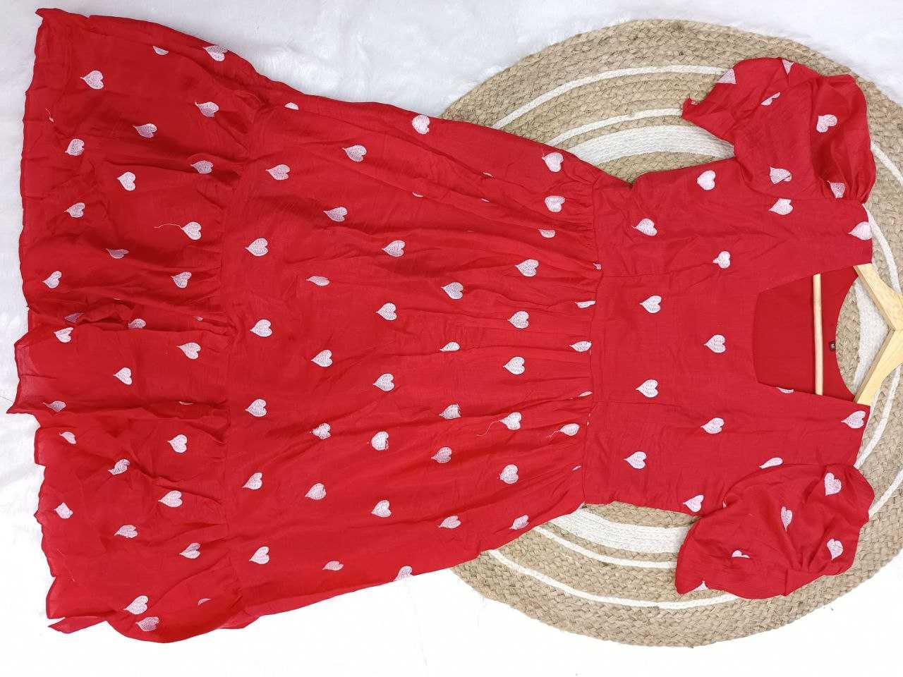 Ynf Cotton RIN218 1052 Kurti Western Wears Wholesale Casual Kurtis Flared Kurtis Ruffle Kurtis Manufacturer- Kapda Export