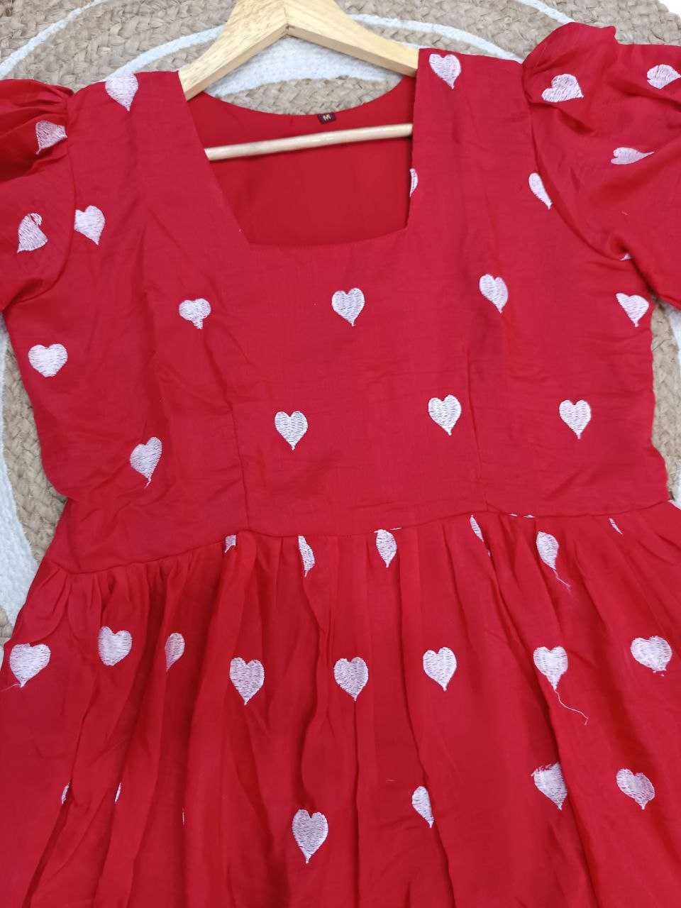 Ynf Cotton RIN218 1052 Kurti Western Wears Wholesale Casual Kurtis Flared Kurtis Ruffle Kurtis Manufacturer- Kapda Export