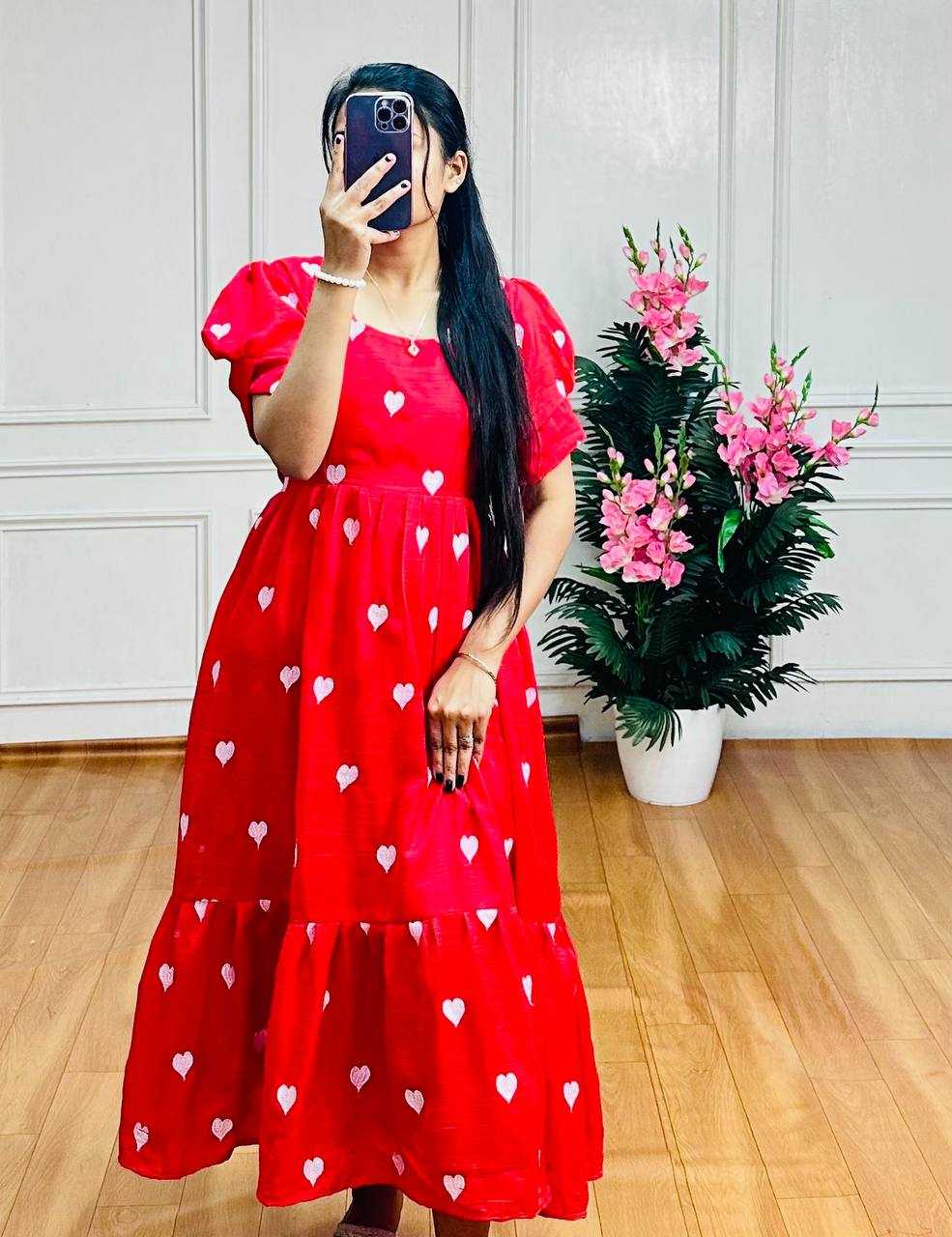 Ynf Cotton RIN218 1052 Kurti Western Wears Wholesale Casual Kurtis Flared Kurtis Ruffle Kurtis Manufacturer- Kapda Export