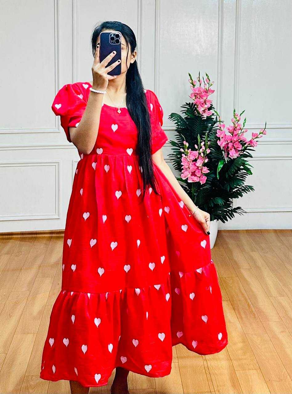 Ynf Cotton RIN218 1052 Kurti Western Wears Wholesale Casual Kurtis Flared Kurtis Ruffle Kurtis Manufacturer- Kapda Export