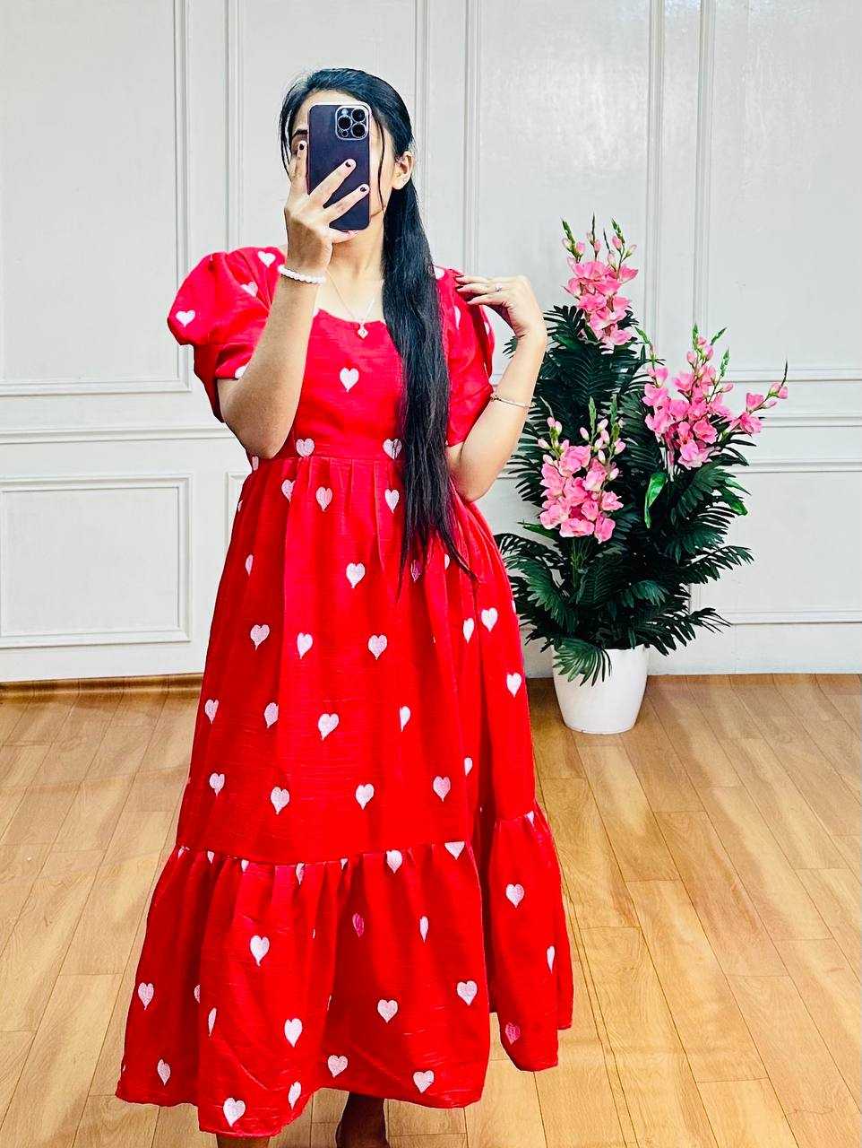 Ynf Cotton RIN218 1052 Kurti Western Wears Wholesale Casual Kurtis Flared Kurtis Ruffle Kurtis Manufacturer- Kapda Export