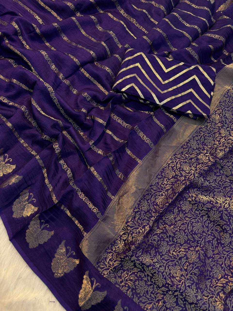 Ynf Dola Silk Pure Viscos RIN124 BUTTERFLY Sarees Silk Sarees Wedding Collections Wholesale Dola Silk Sarees Viscose Saree After-Party Outfits Cocktail Party Outfits Manufacturer- Kapda Export