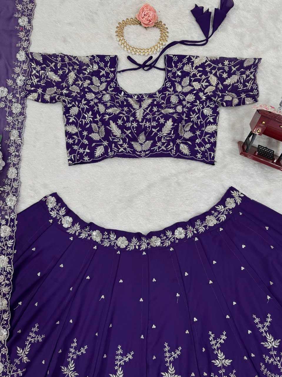 Ynf Faux Georgette RIN162 QRC-333 Lehengas Wedding Collections Wholesale Georgette Lehenga Bridesmaid Outfits Manufacturer- Kapda Export