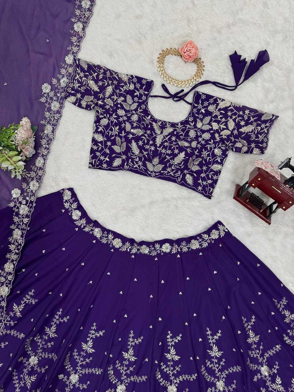 Ynf Faux Georgette RIN162 QRC-333 Lehengas Wedding Collections Wholesale Georgette Lehenga Bridesmaid Outfits Manufacturer- Kapda Export