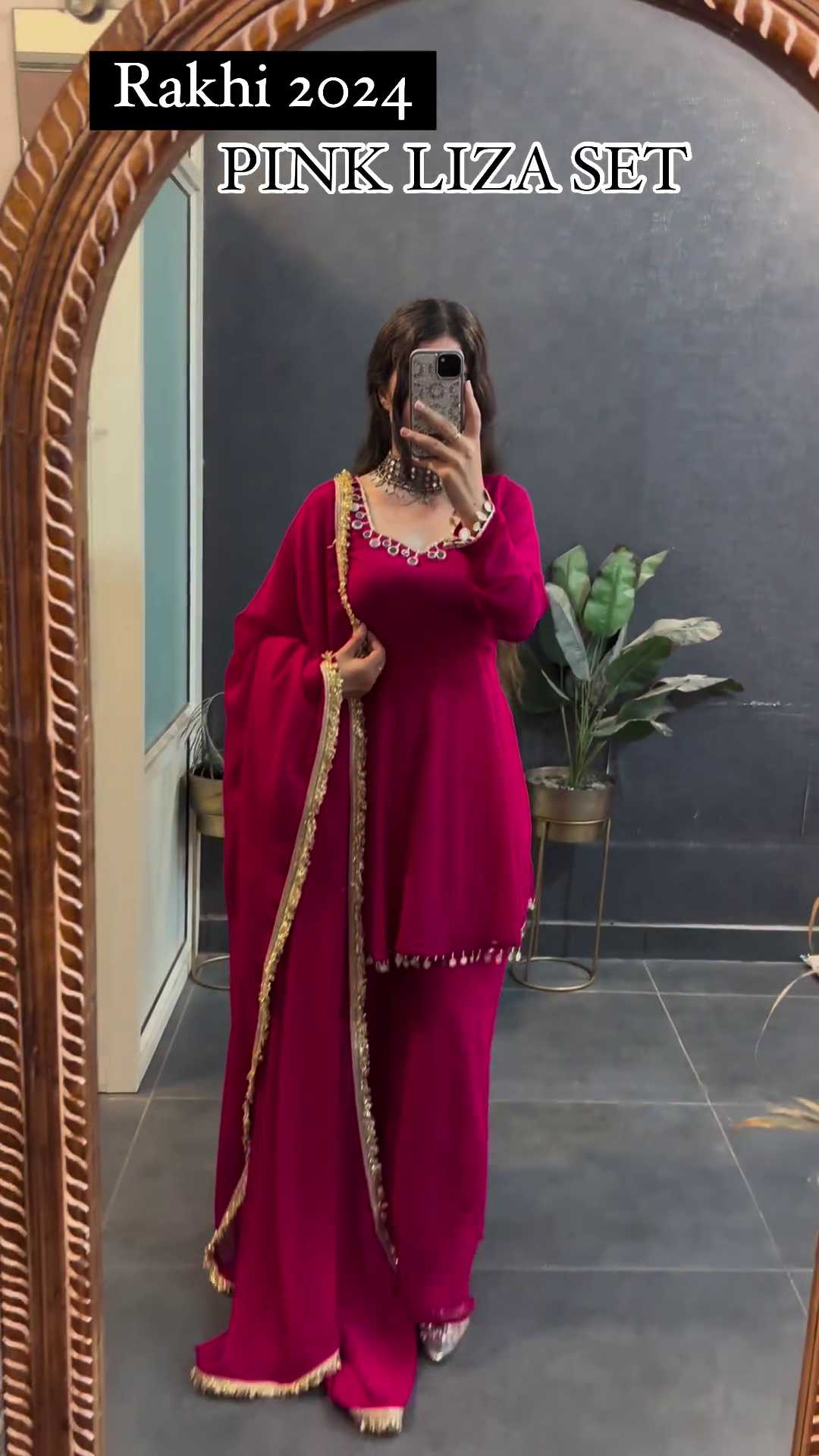 Ynf Faux Georgette RIN212-7011 Suits & Dresses Rakhi Collections Festive Collections Wholesale Palazzo Suit Georgette Suit Party wear suits Manufacturer- Kapda Export