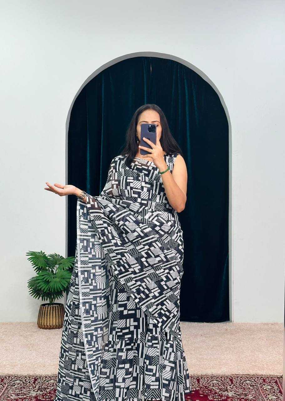 Ynf Faux Georgette RIN215 1051 Sarees Wholesale Plain Sarees Saree Gown Printed Georgette Saree Manufacturer- Kapda Export