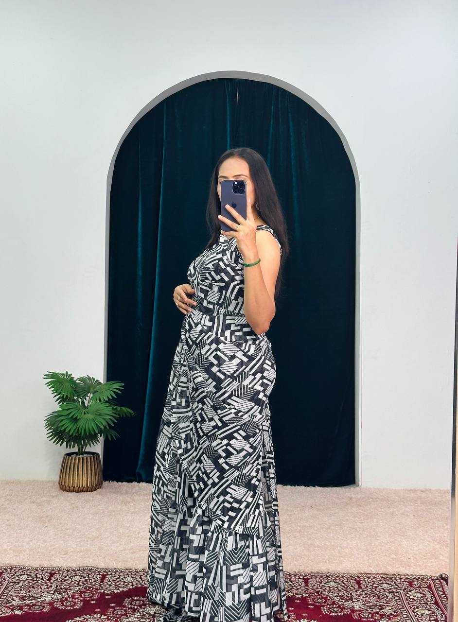 Ynf Faux Georgette RIN215 1051 Sarees Wholesale Plain Sarees Saree Gown Printed Georgette Saree Manufacturer- Kapda Export